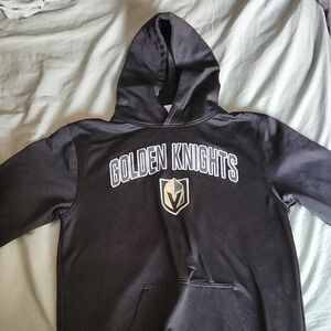 Kid's Black Golden Knights Hoodie